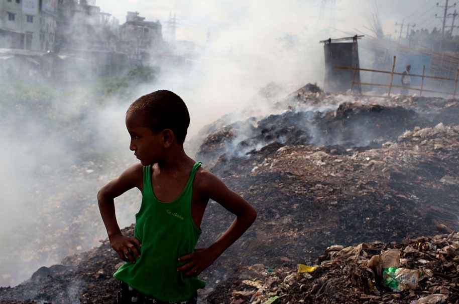 Contaminación ambiental para niños 
