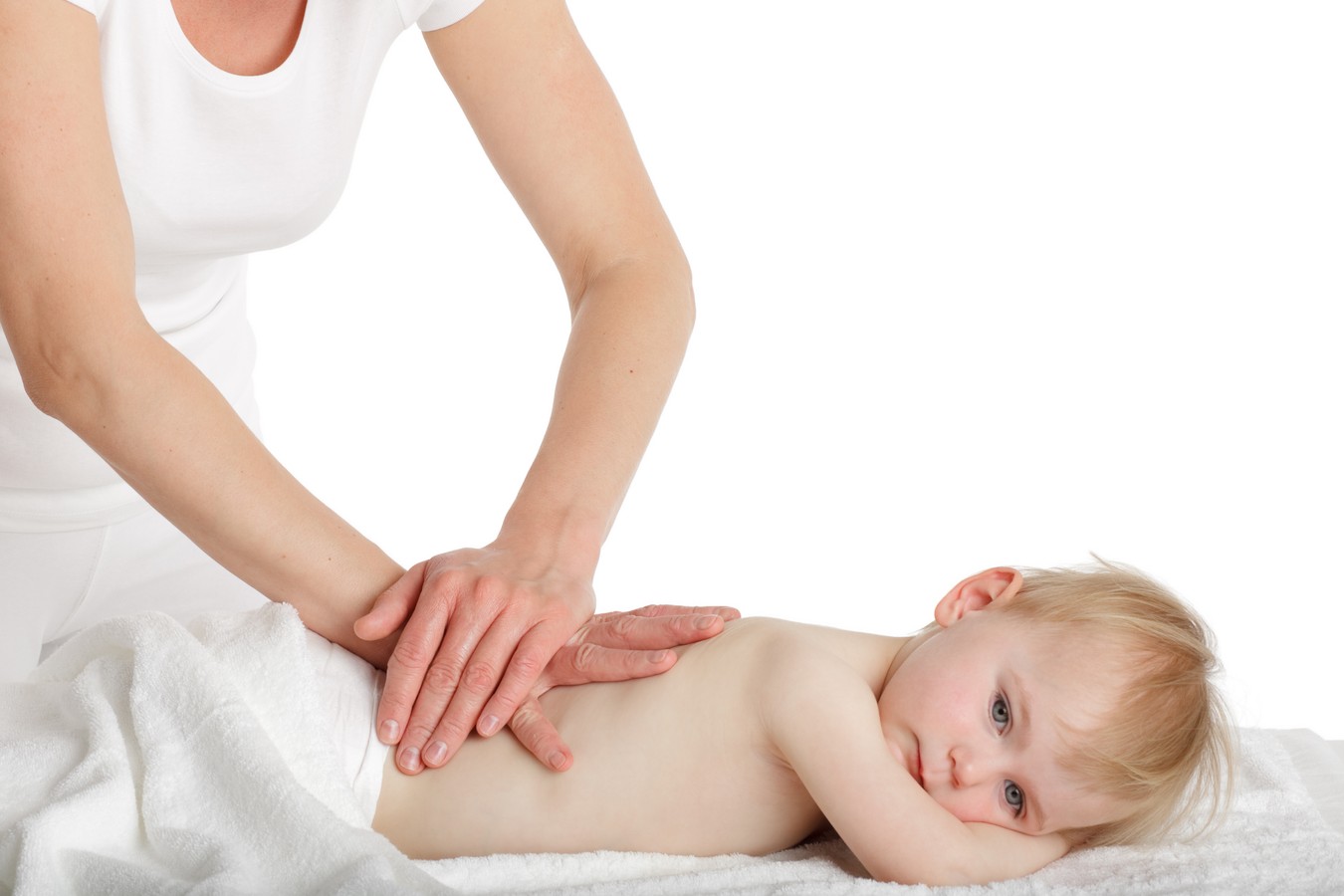 masaje para bebés