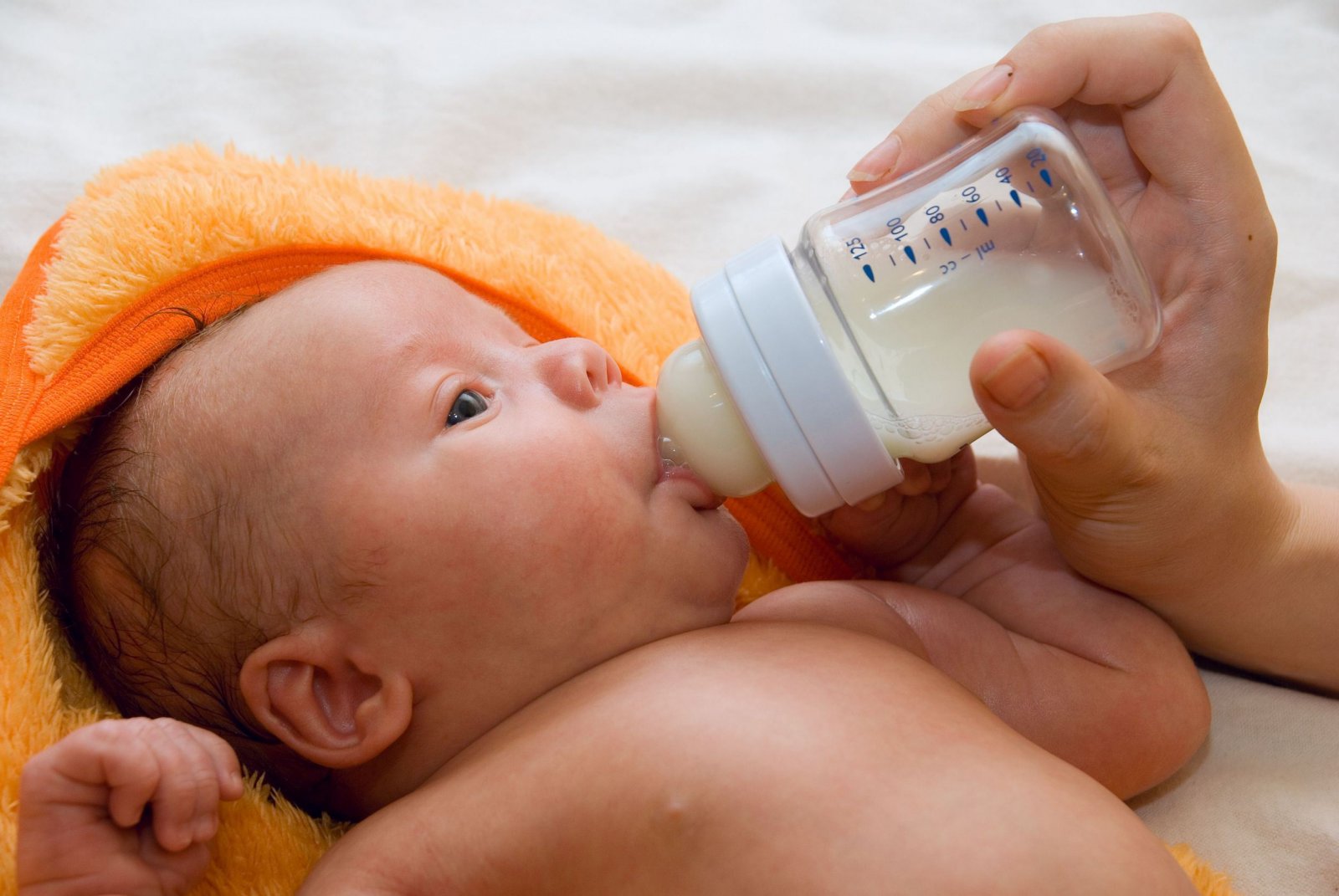 Cantidad de leche para el bebé